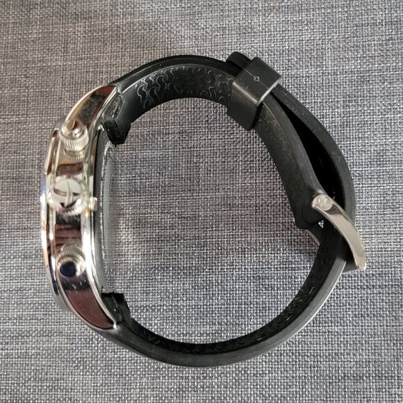 Vintage Nautica Watch Black Band Stainless Steel - Picture 3 of 11